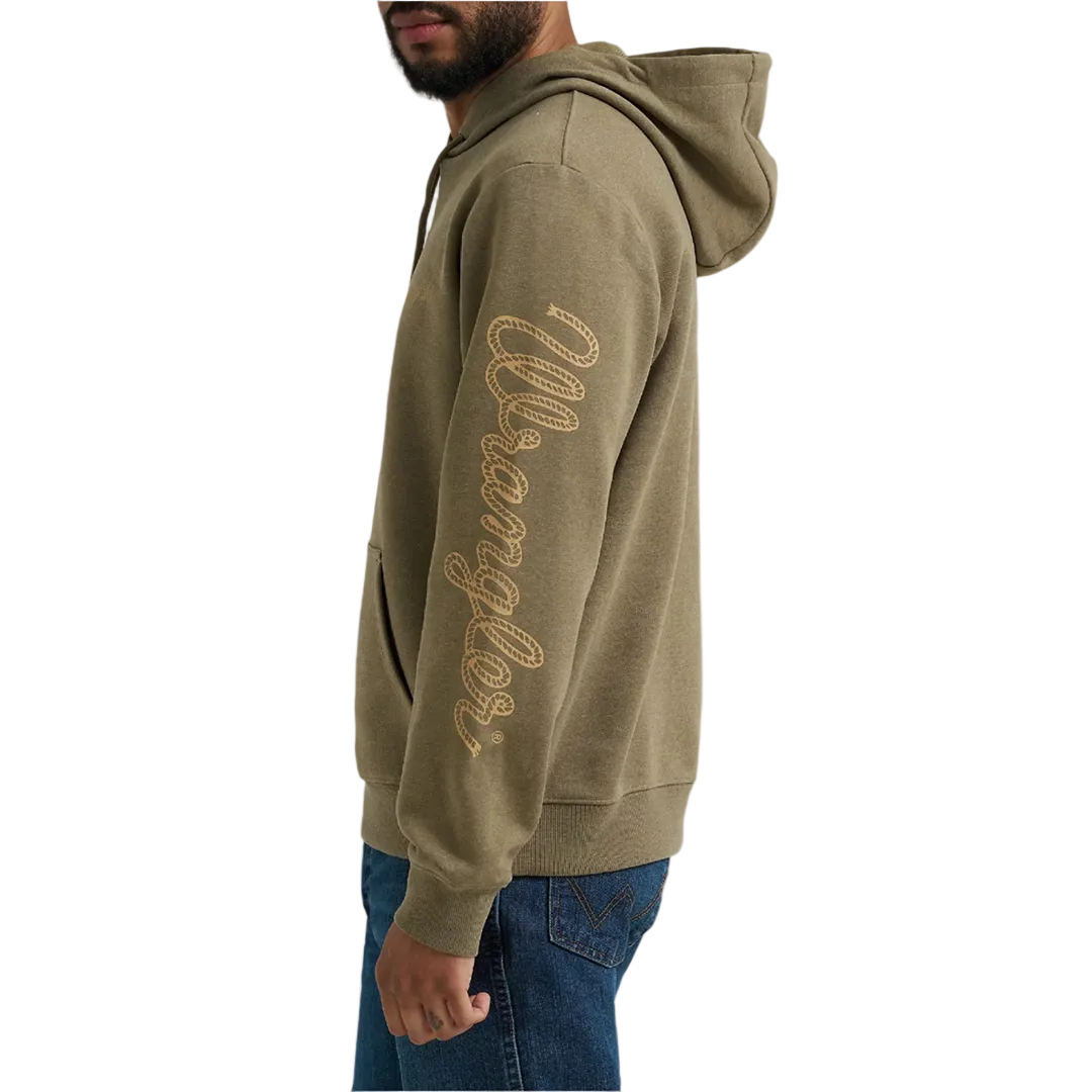 Wrangler Men's Rope Logo Hoodie