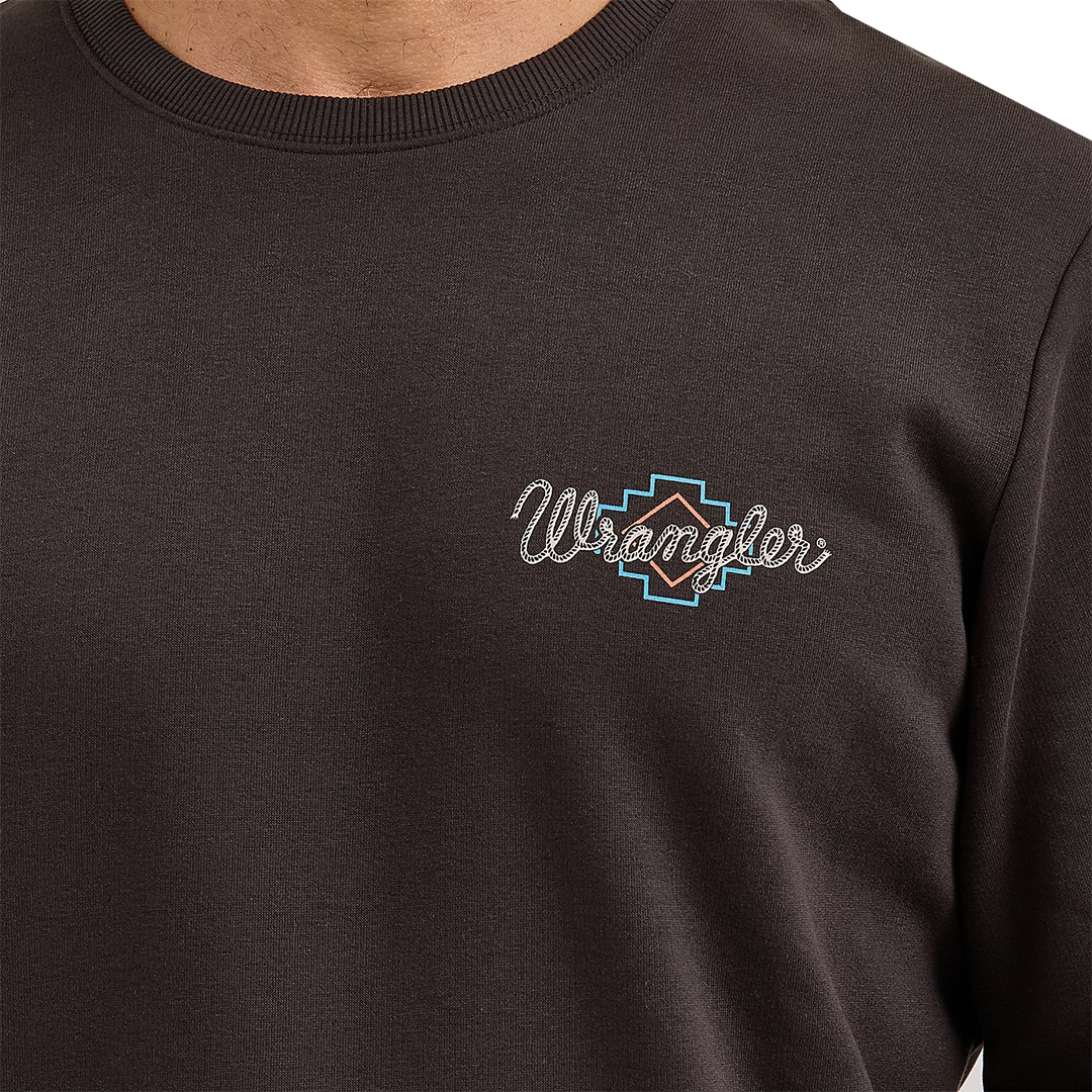 Wrangler Men's Graphic Long Sleeve Pullover