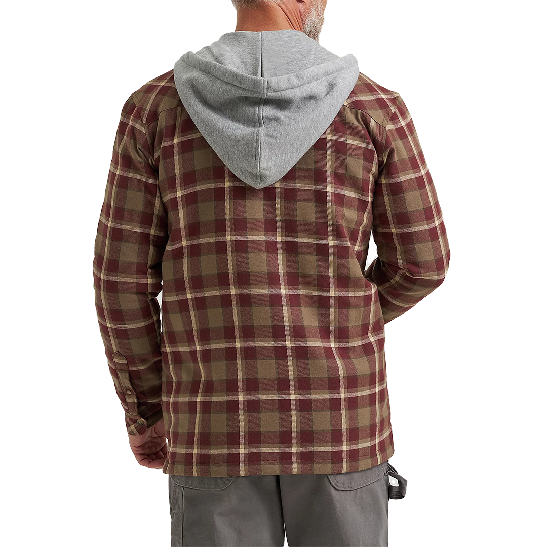 Wrangler RIGGS Workwear Men's Flannel Hooded Jacket