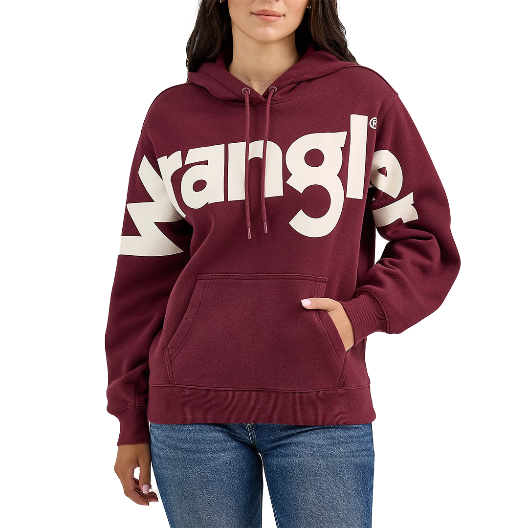 Wrangler Women's Bold Logo Hoodie