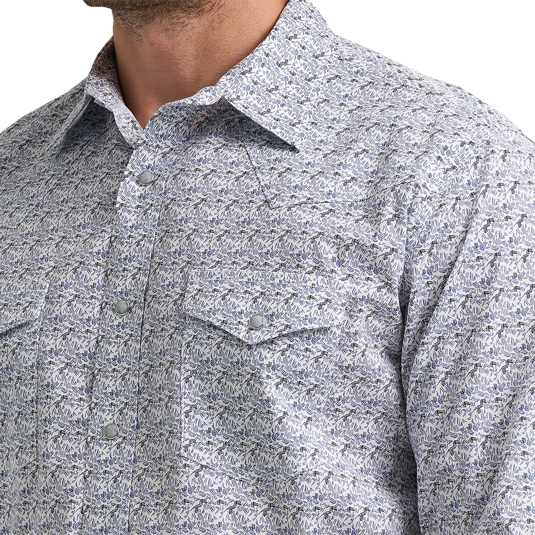 Wrangler Men's 20X Competition Advanced Comfort Long Sleeve Snap Shirt