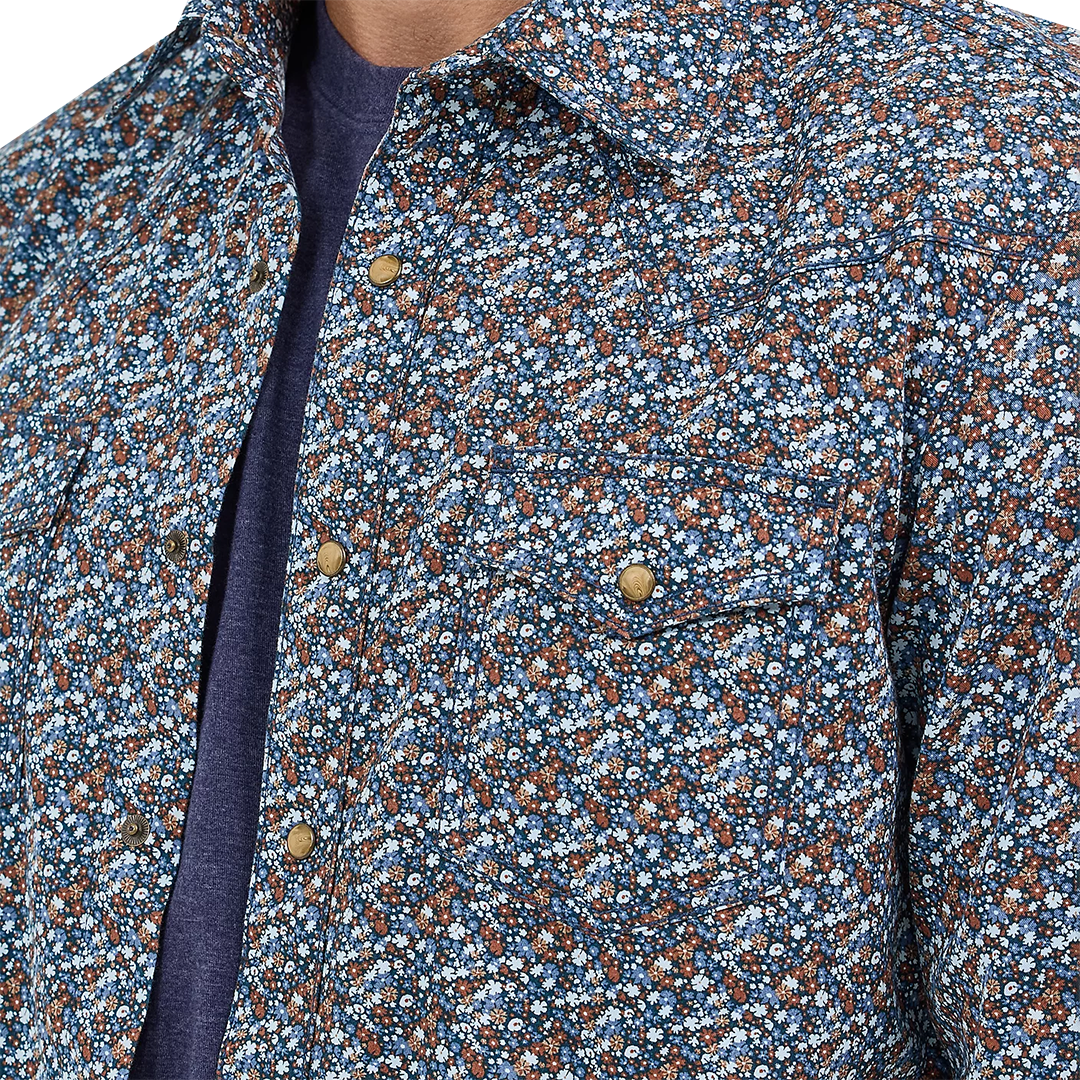 Wrangler Men's Retro Premium Long Sleeve Snap Shirt