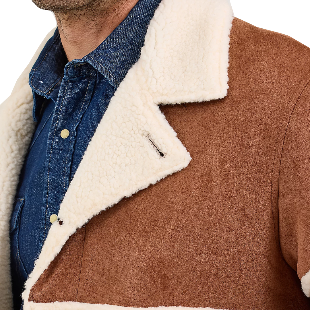 Wrangler Men's Sherpa Contrast Cowboy Jacket