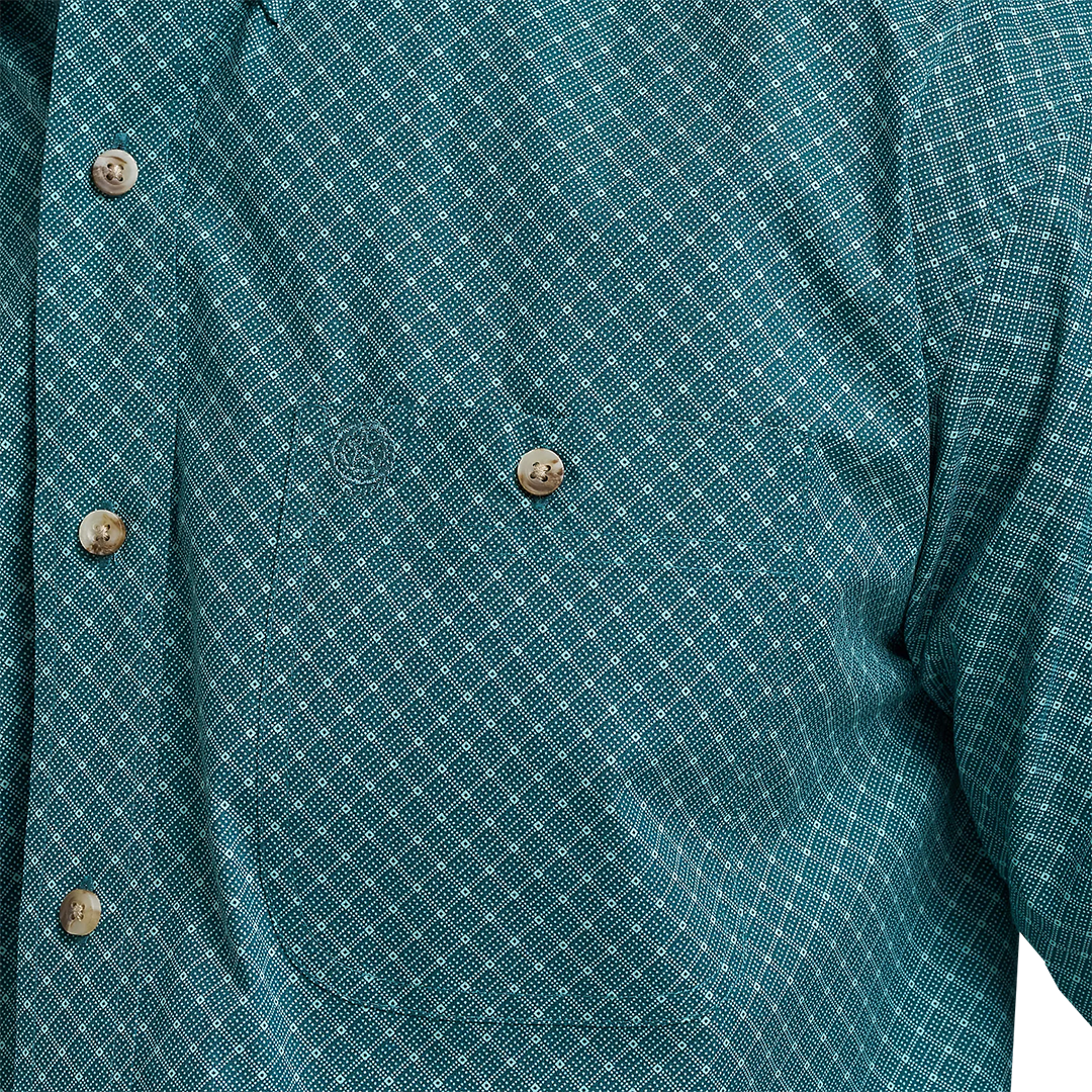 Wrangler Men's George Strait Long Sleeve Button Down Shirt