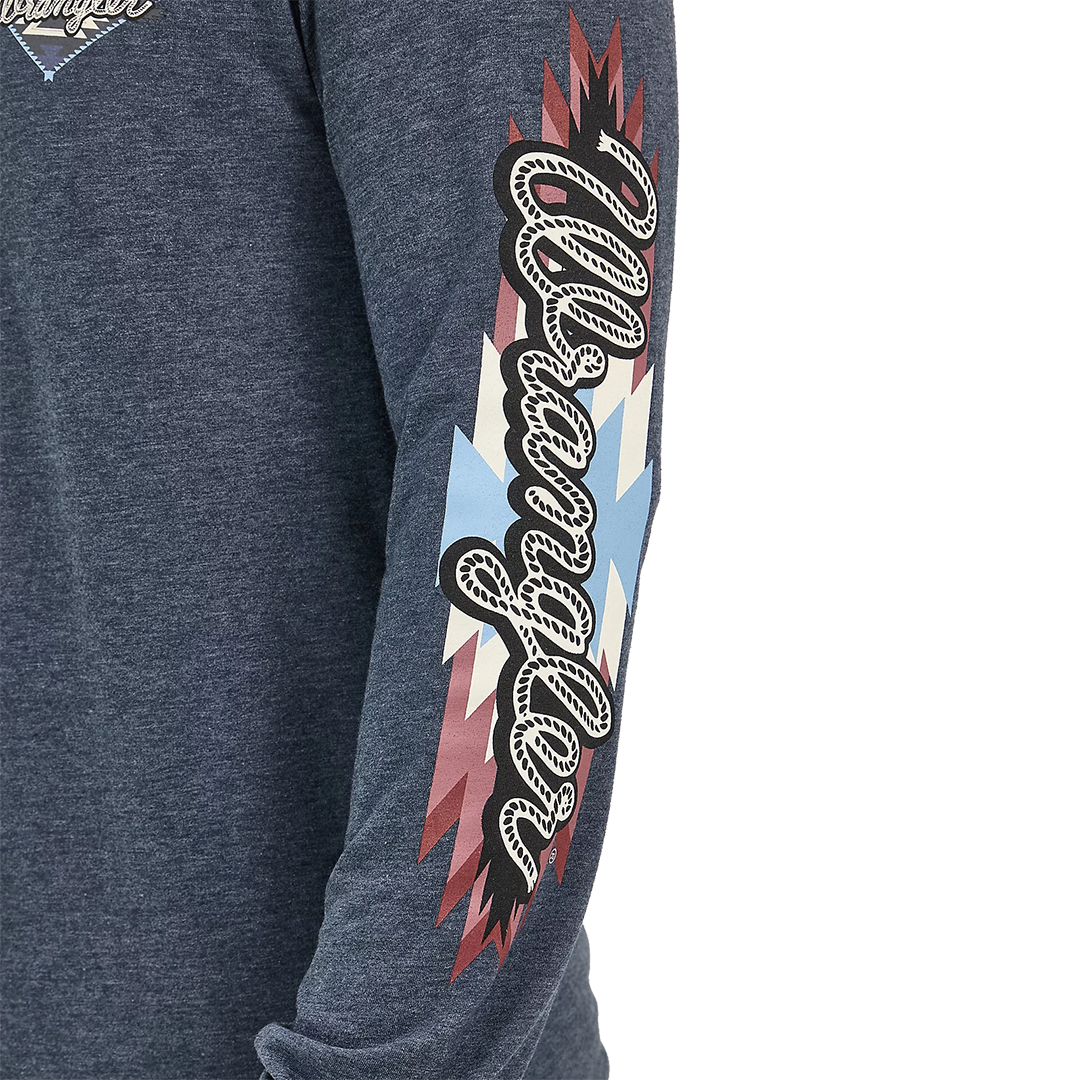 Wrangler Men's Back Graphic Long Sleeve T-Shirt