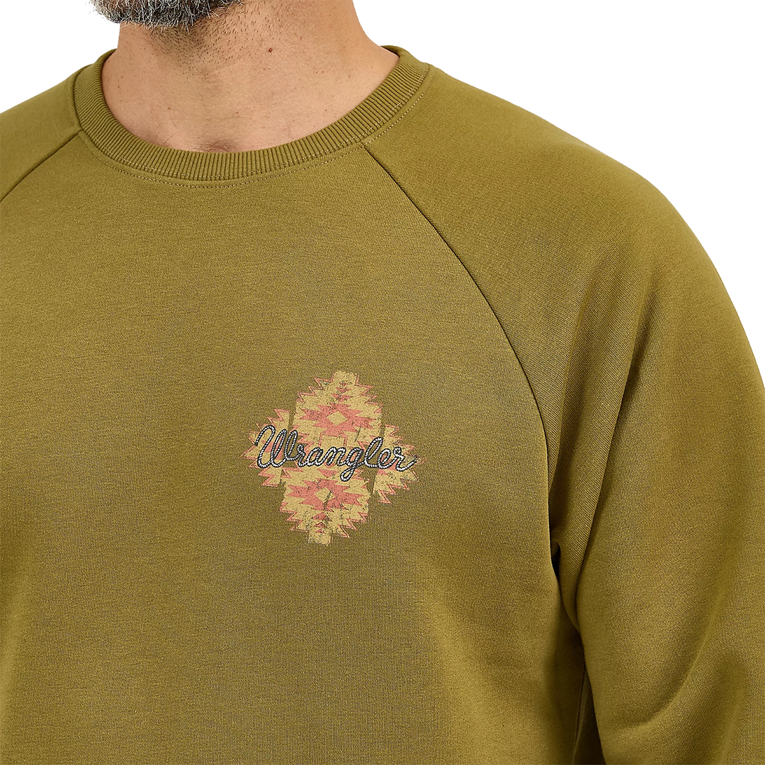 Sweat-shirt ras du cou graphique Wrangler pour homme