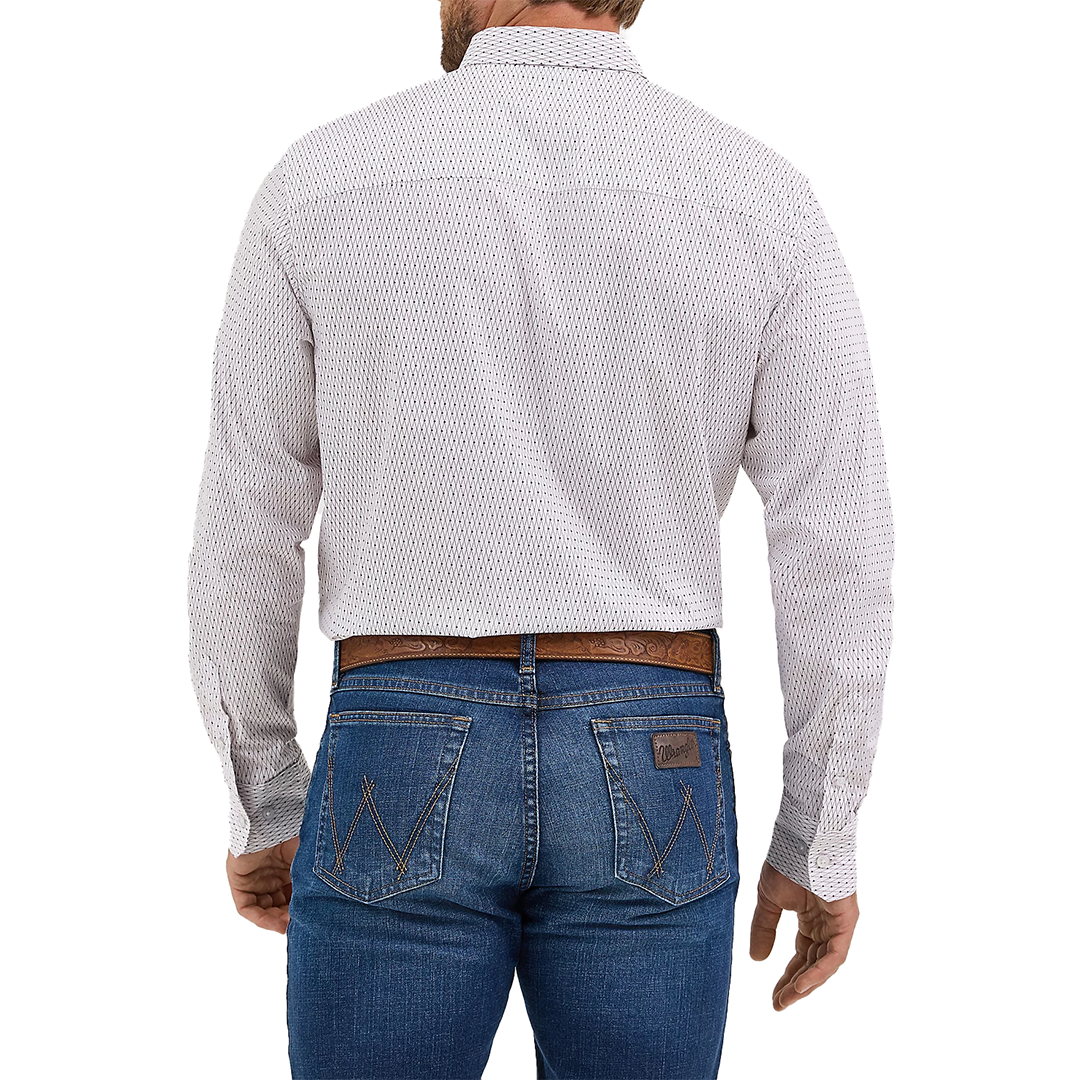 Wrangler Men's Cody Johnson Long Sleeve One Pocket Button Down Shirt
