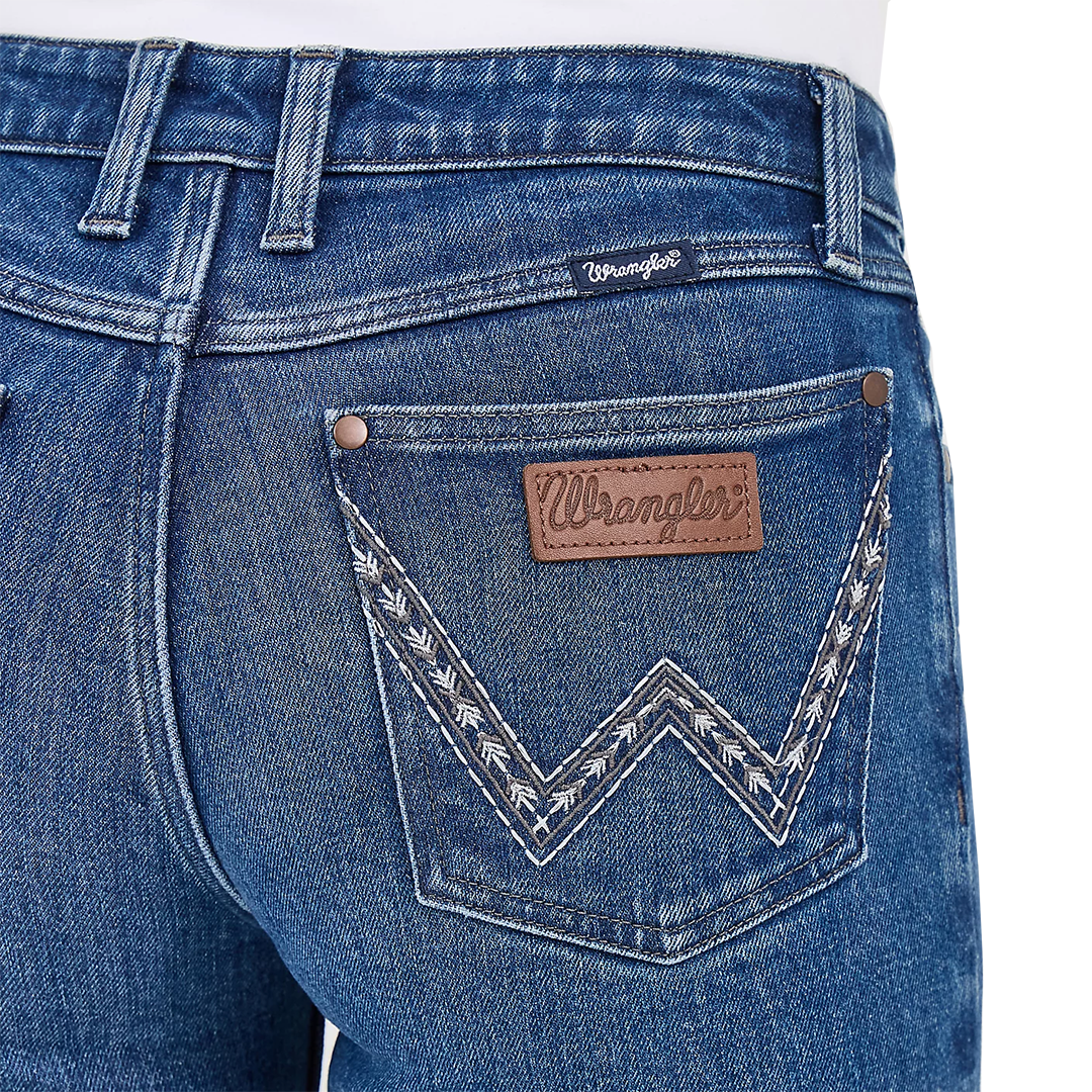 Wrangler Women's Retro Mae Wide Leg Trouser Jean