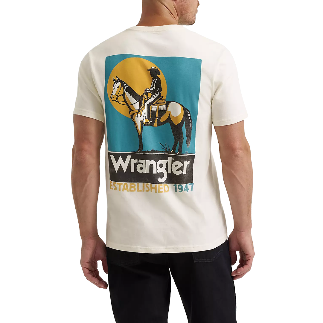 T-shirt graphique Wrangler Silent Rider pour homme