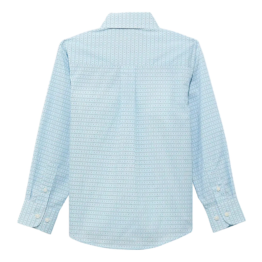 Chemise boutonnée classique à manches longues Wrangler pour garçons