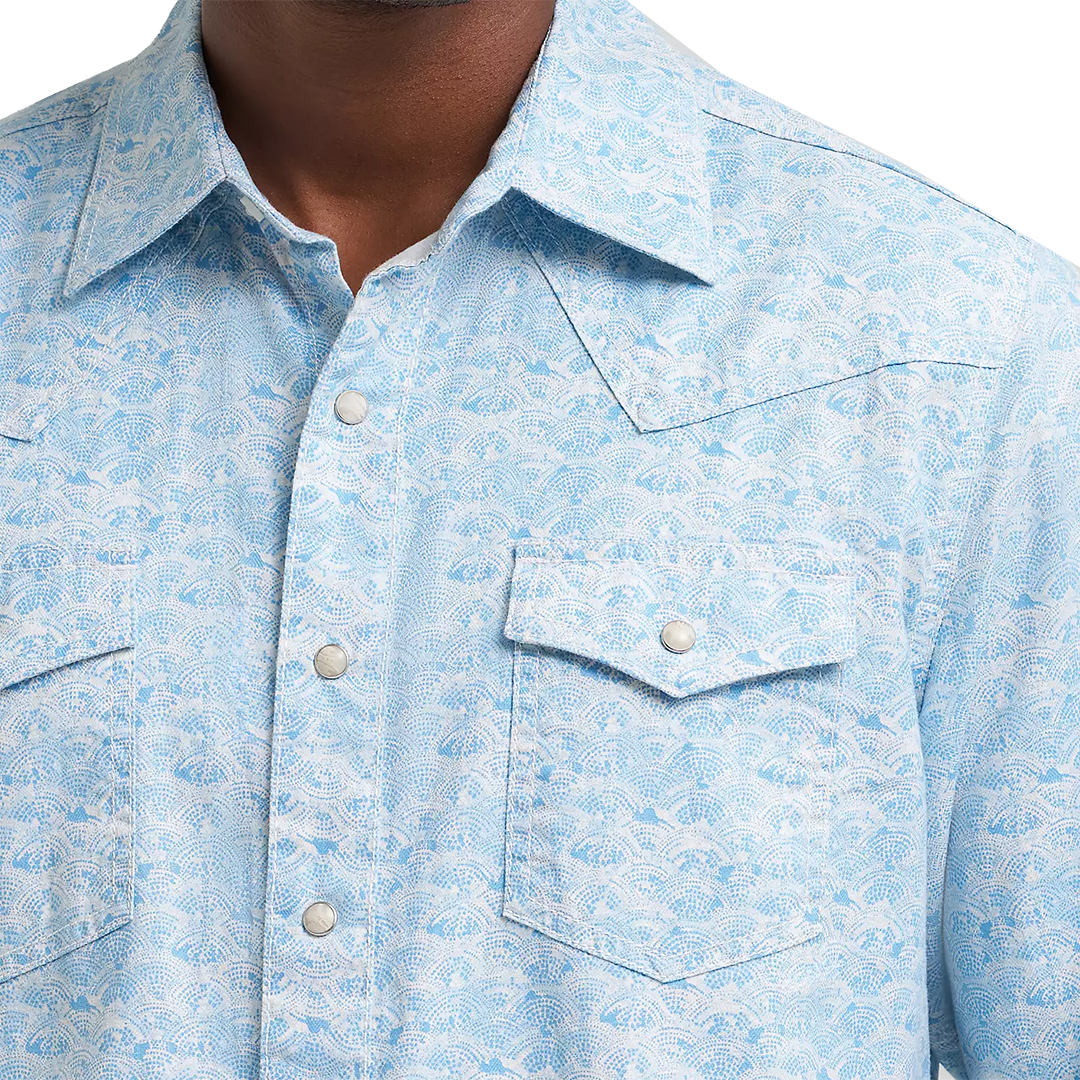 Chemise à pression Wrangler Rétro à manches longues pour homme