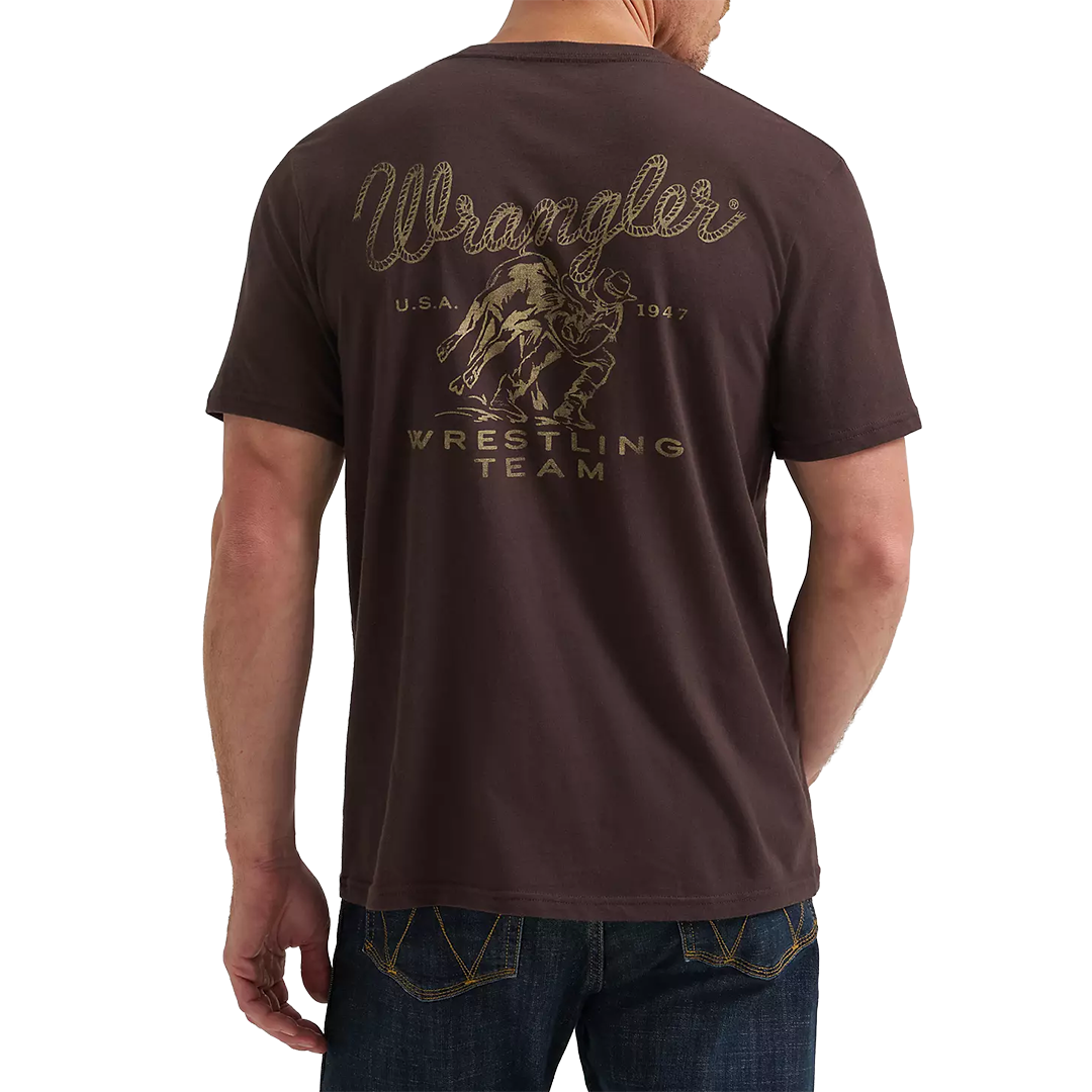Wrangler Men's Rodeo Wrestling Team Graphic T-Shirt