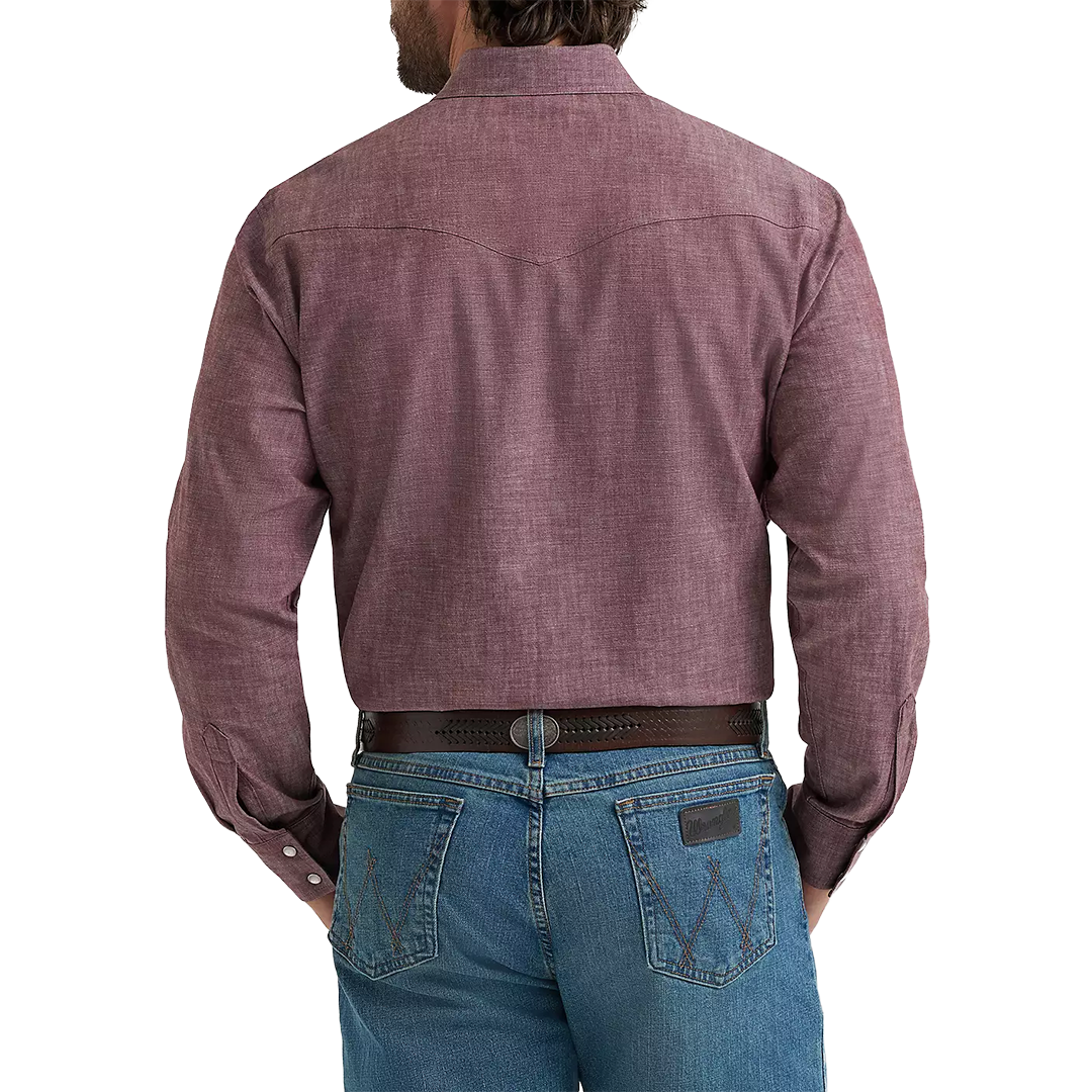 Wrangler Men's Cody Johnson Long Sleeve Snap Shirt