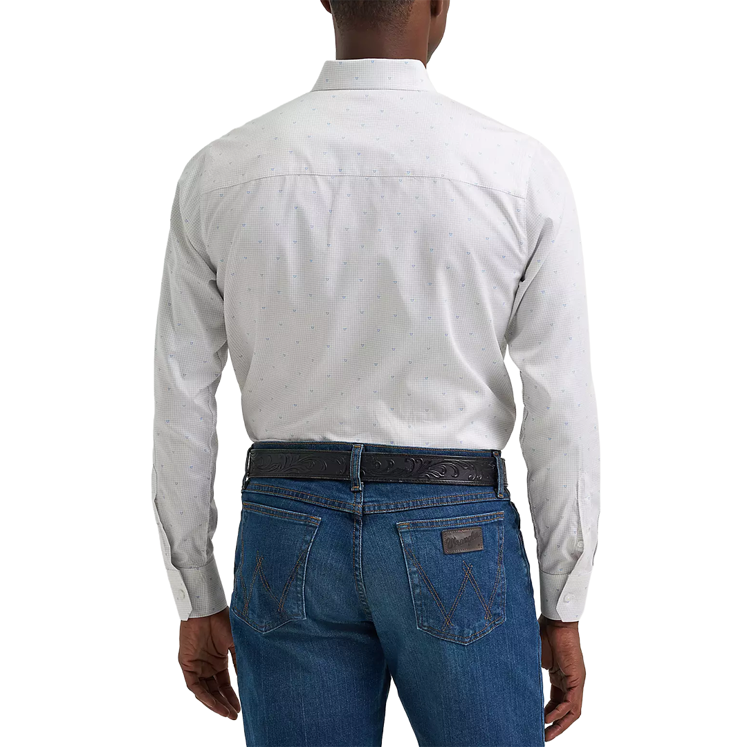 Wrangler Men's Cody Johnson One Pocket Long Sleeve Button Down Shirt