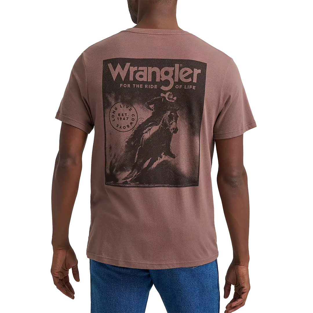T-shirt graphique Wrangler Silent Rider pour homme