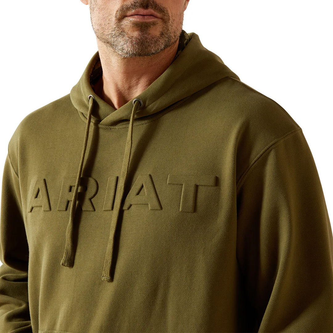 Ariat Men's Moss Embossed Logo Hoodie