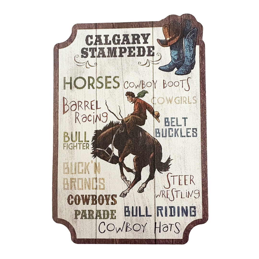 Calgary Stampede Boot And Horse Sticker