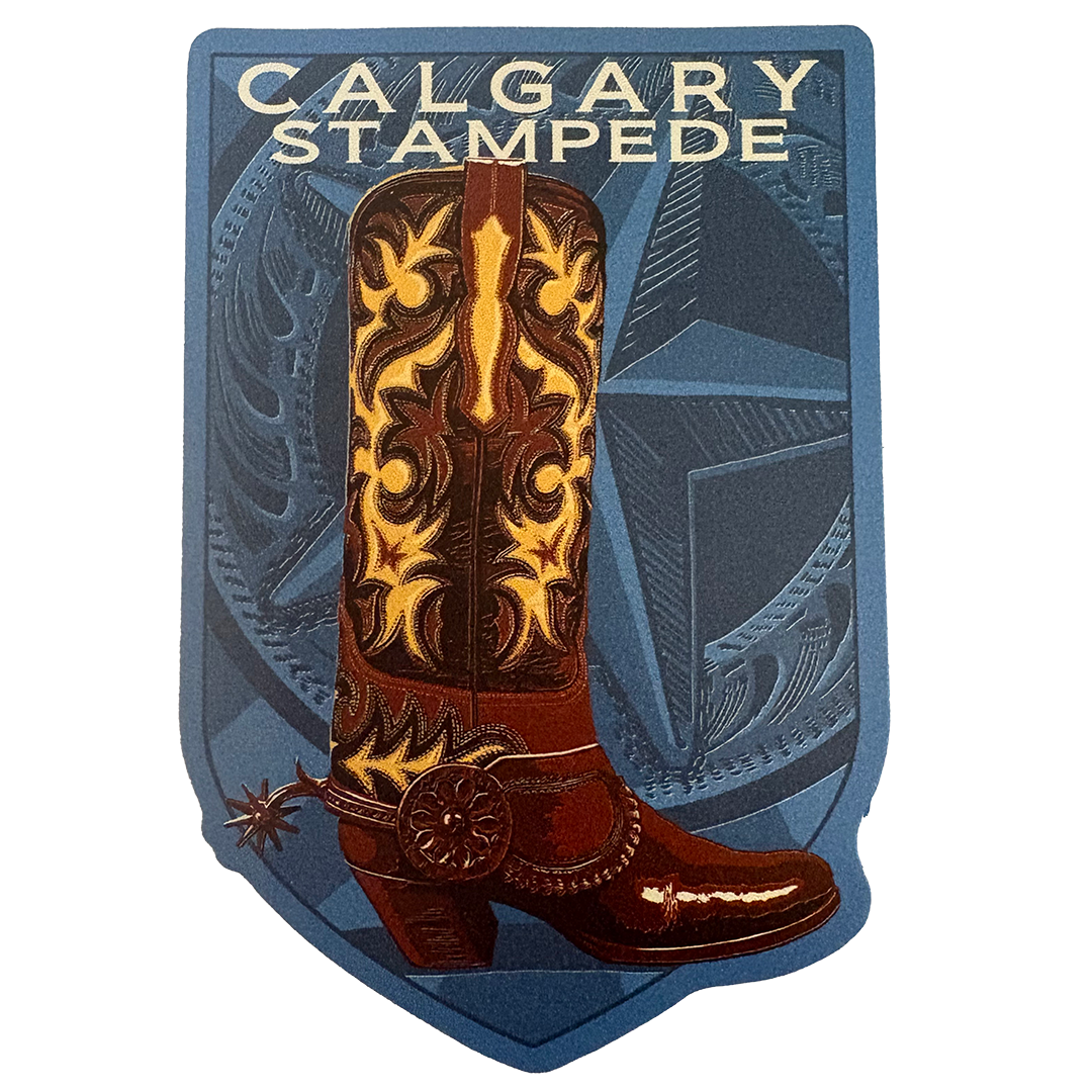 Calgary Stampede Boot Sticker