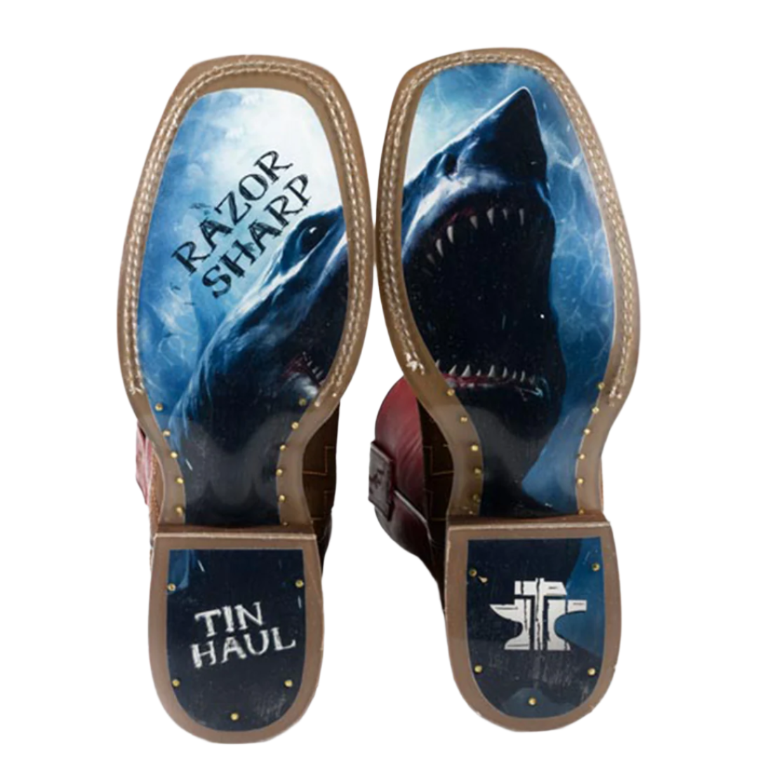 Tin Haul Men's Shark Bite Sole Boots
