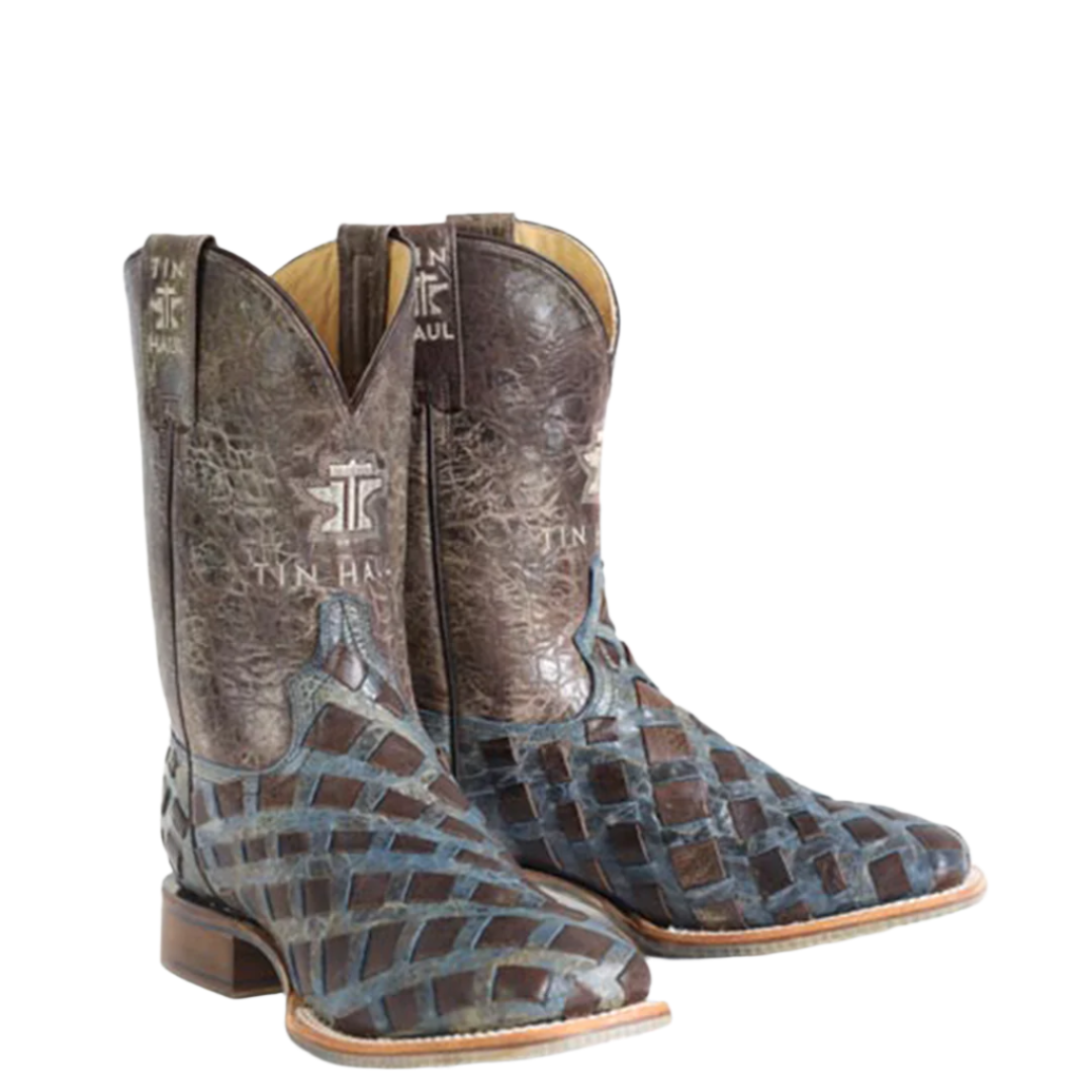 Bottes de cowboy Tin Haul Never Give Up pour hommes