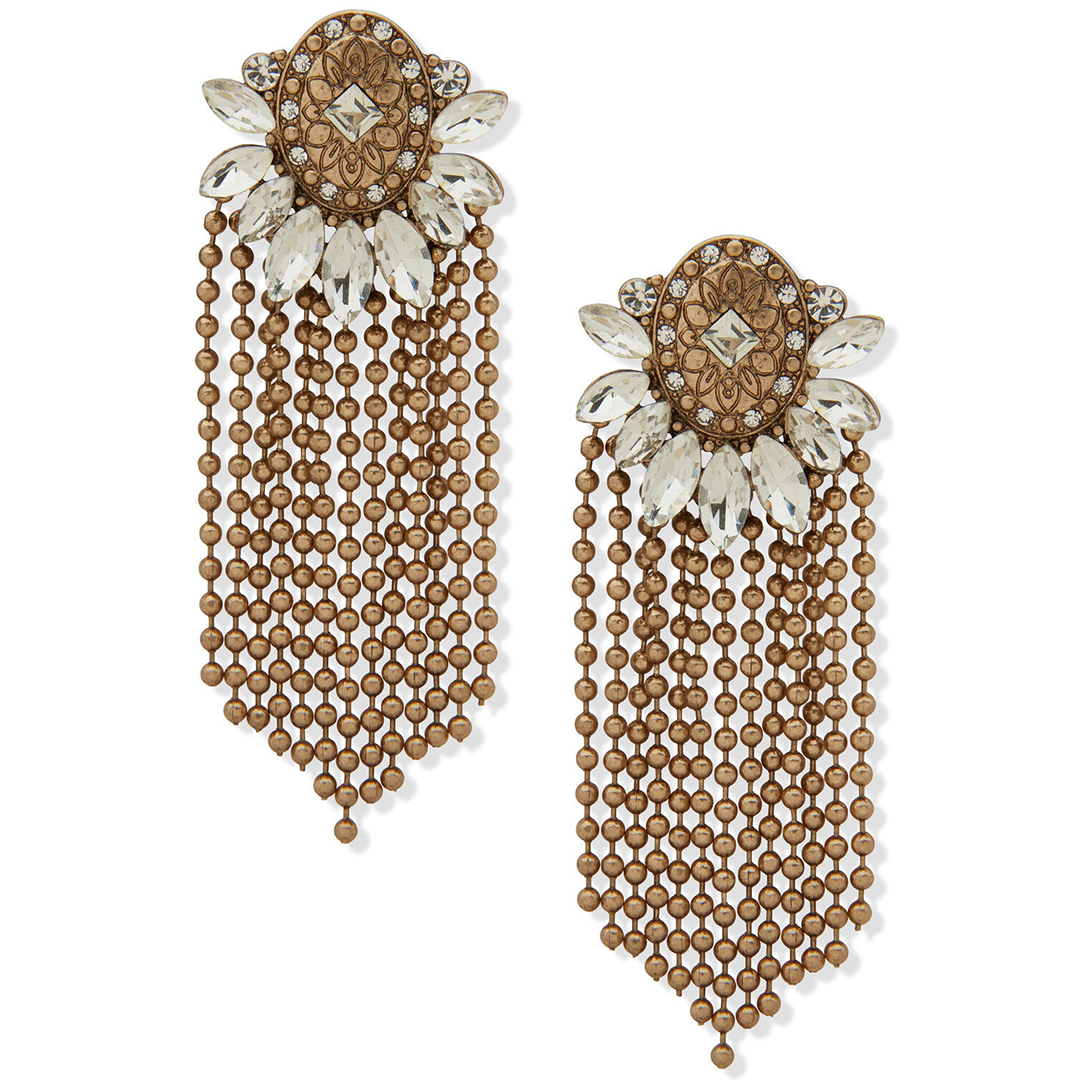 Lainey Wilson Stone Chain Linear Earrings