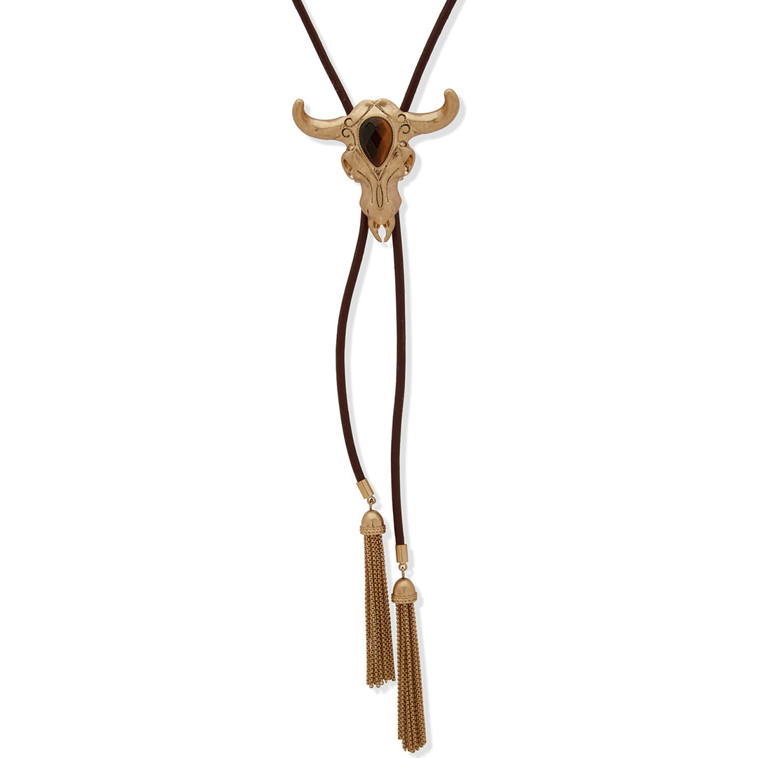 Lainey Wilson Steerhead Necklace Bolo