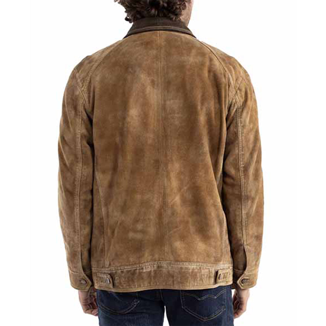 Blouson en cuir Scully pour homme