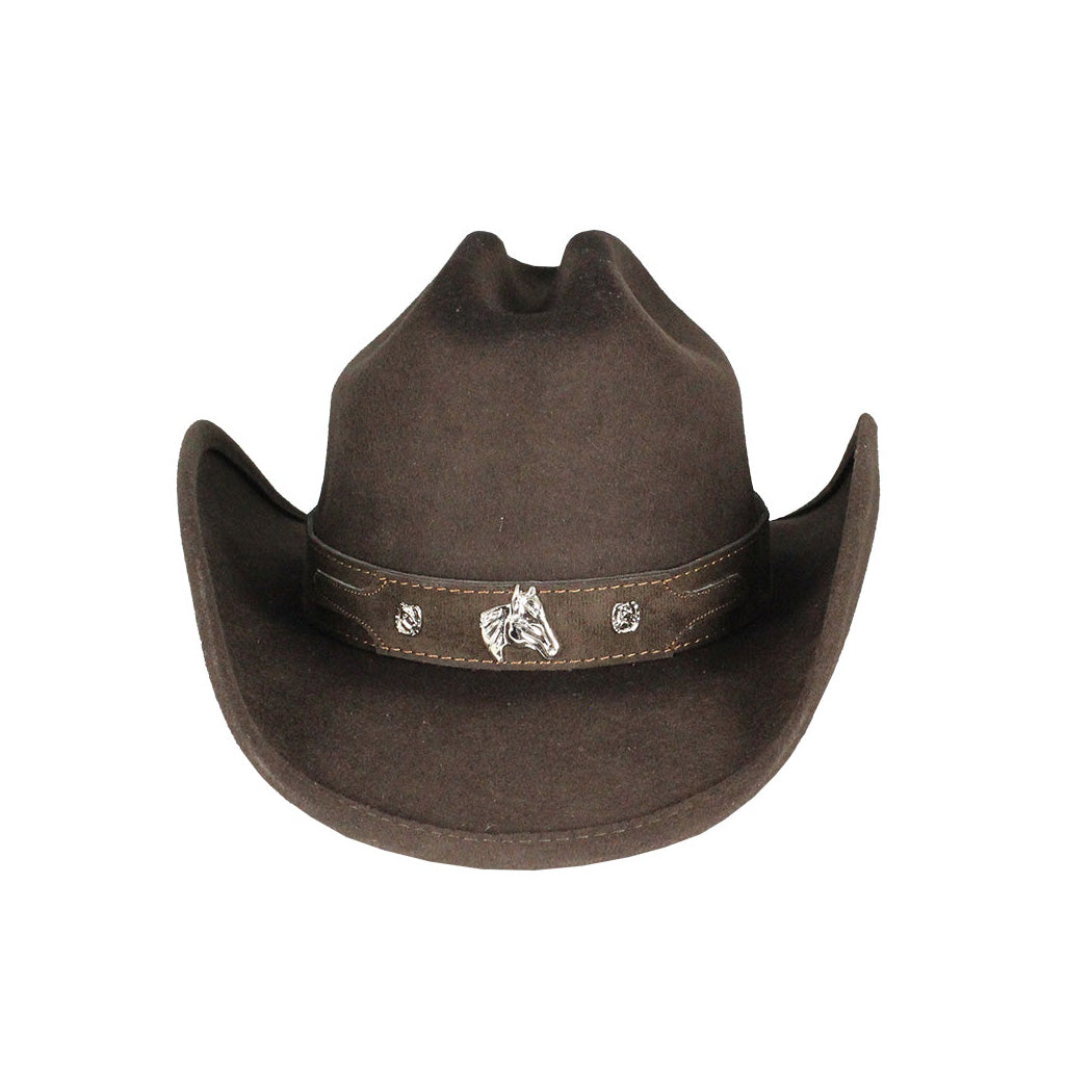 Chapeau de Cowboy en Feutre pour Enfants Bullhide Hats Horsing Around