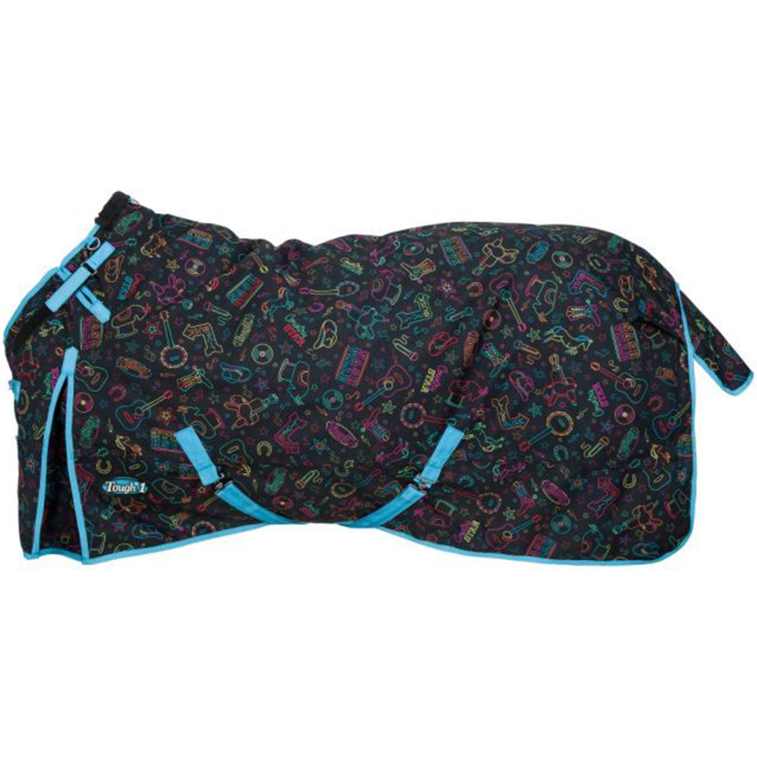 Tough 1 Basics 1200D Nashville Nights Turnout Sheet with Snuggit