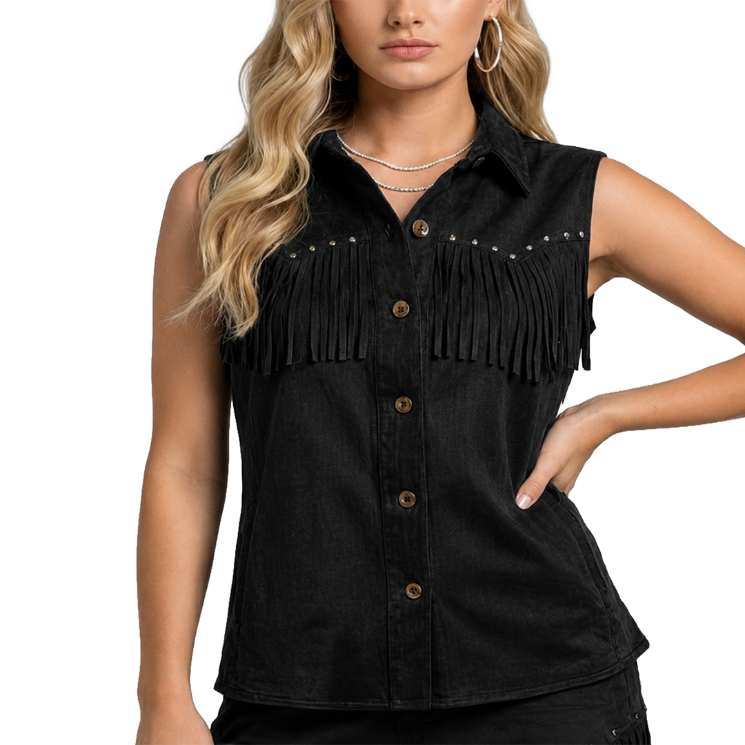 Haut en maille à imprimé cheval Rock & Roll Denim pour femme
