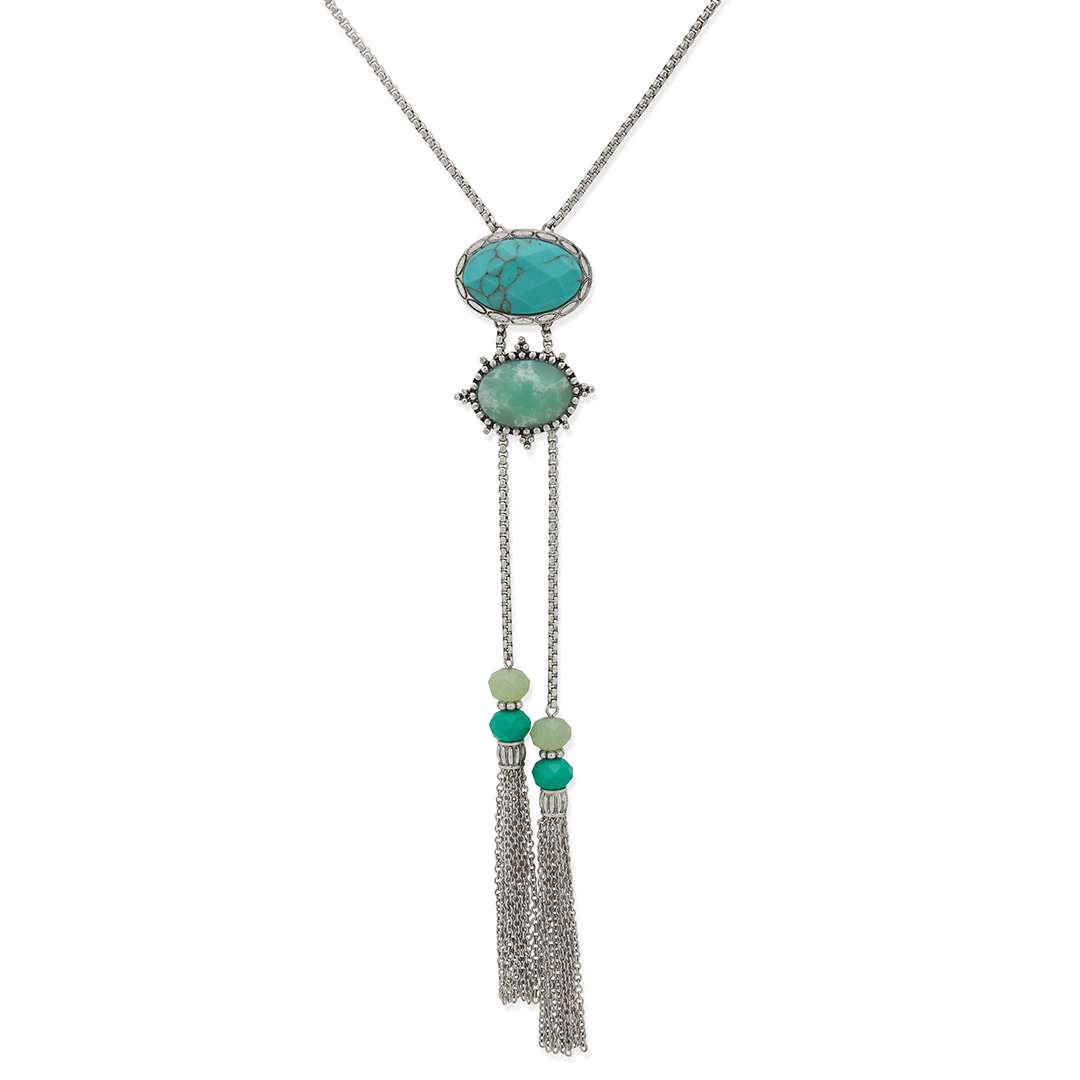 Collier 36" à pampilles en pierre Lainey Wilson