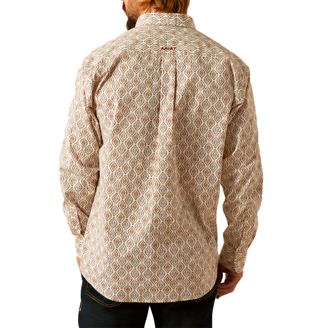 Chemise boutonnée à manches longues coupe classique Greely pour homme Ariat