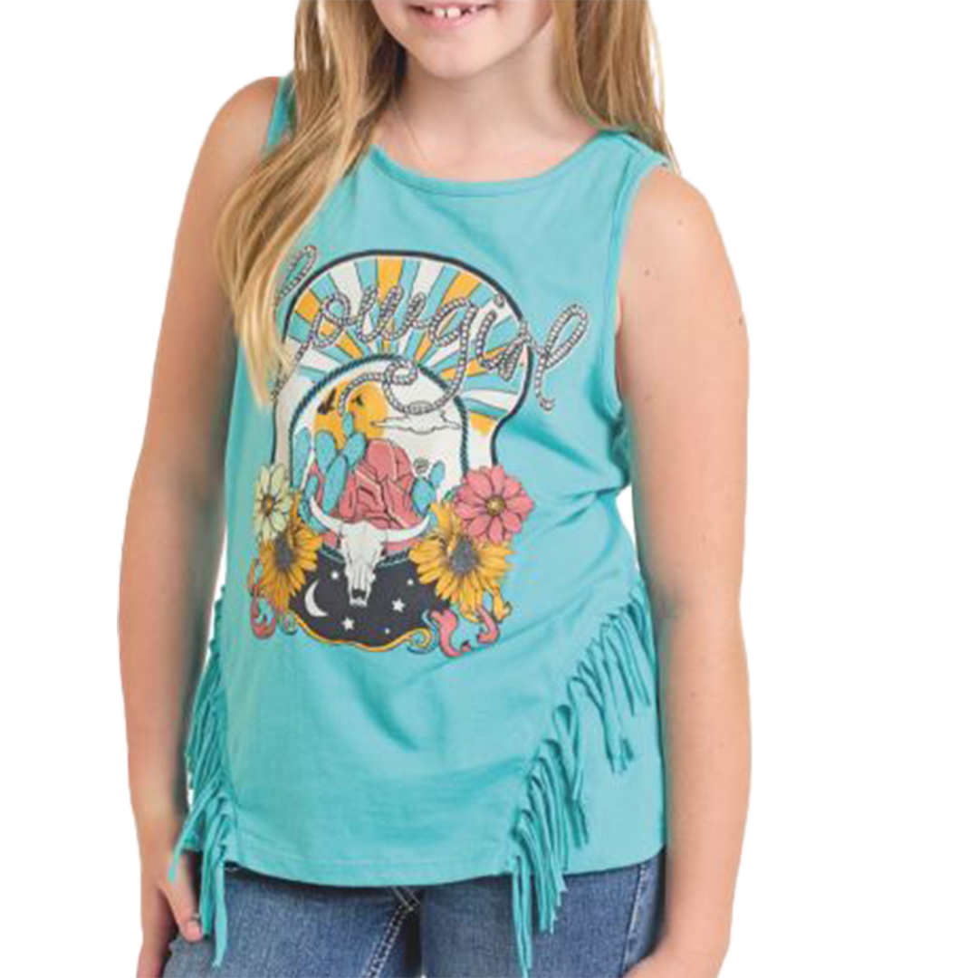 Rock & Roll Denim Girls' Cowgirl Graphic T-Shirt