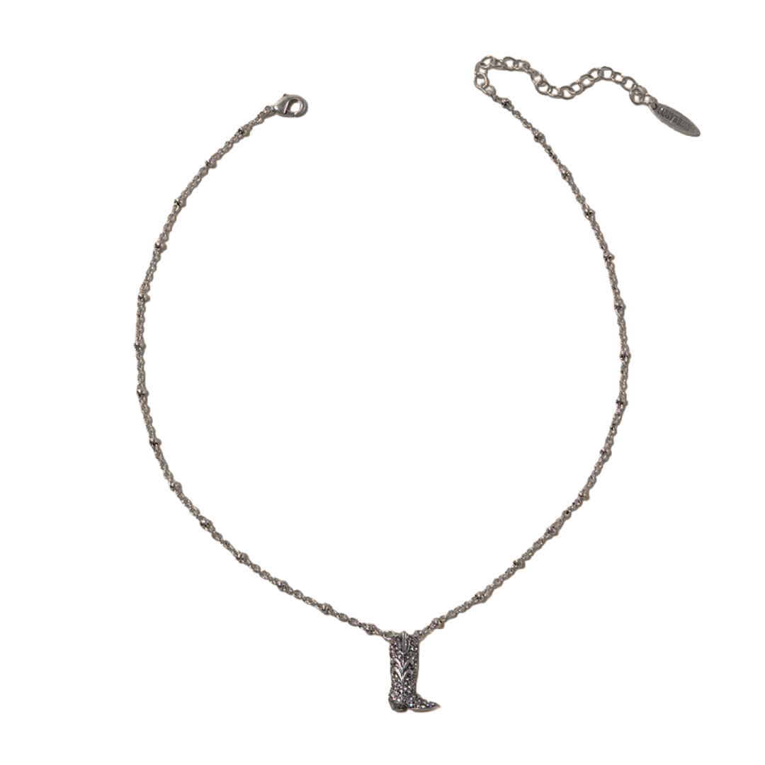 Lainey Wilson Pave Boot Pendant Necklace