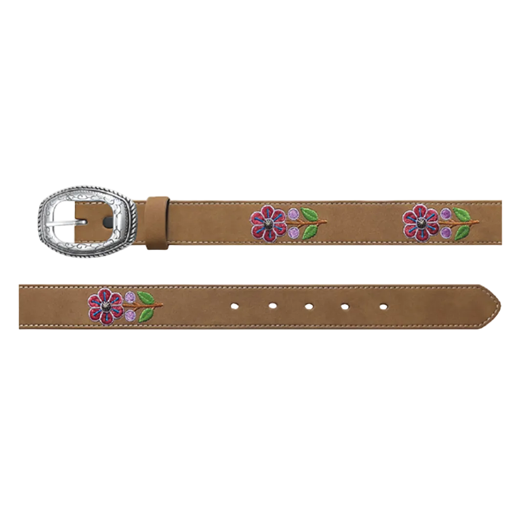 Wrangler Girls' Flower Belt