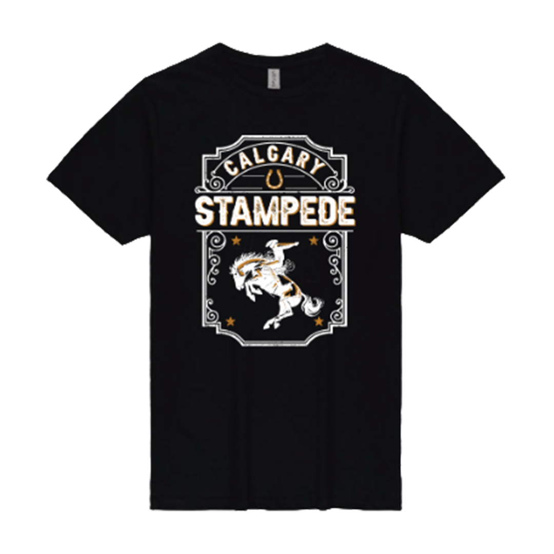 T-shirt unisexe à manches courtes rondes Calgary Stampede