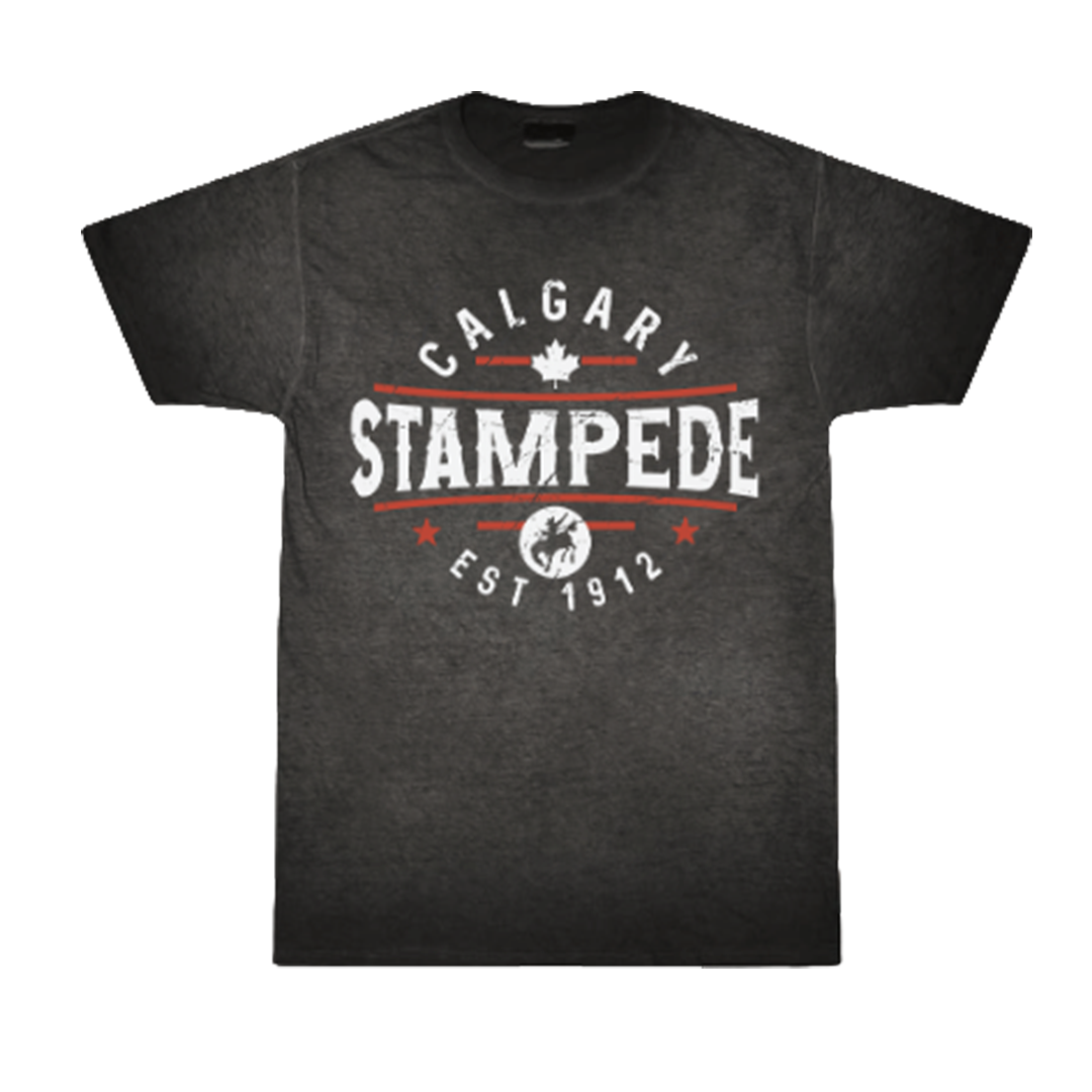 T-shirt unisexe à manches courtes rondes Calgary Stampede