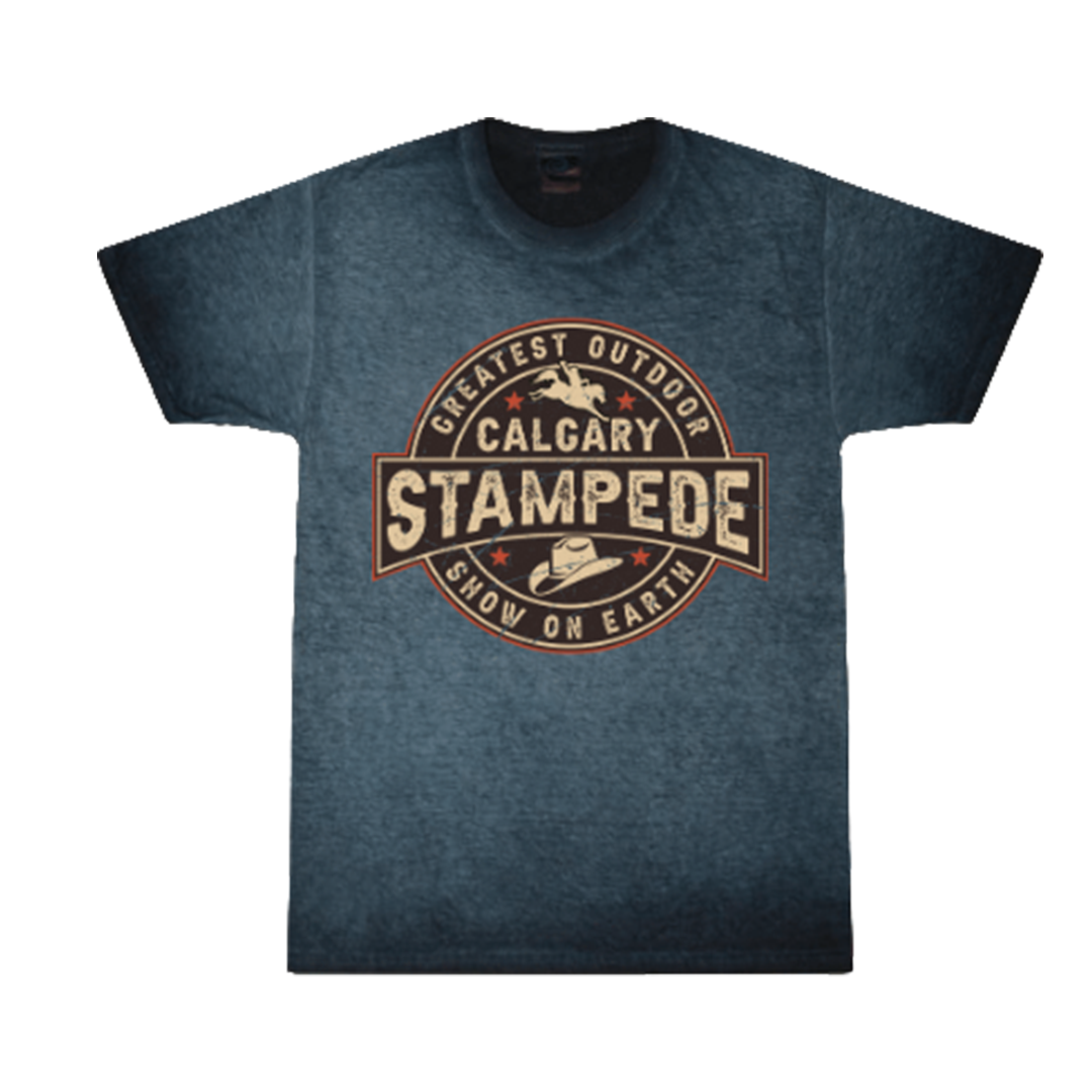 T-shirt unisexe à manches courtes rondes Calgary Stampede