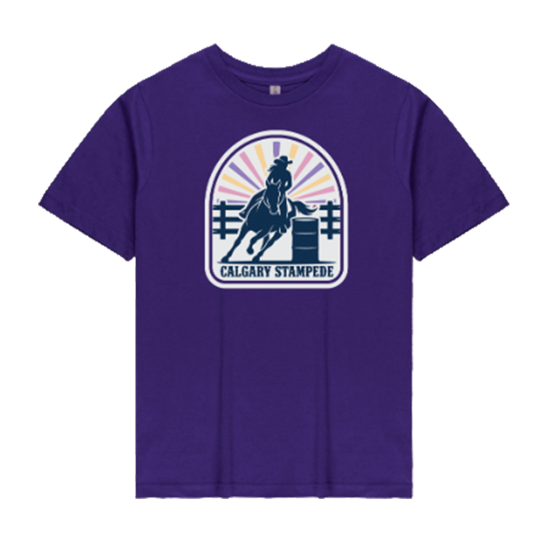 Calgary Stampede Youth Barrel Racing T-Shirt