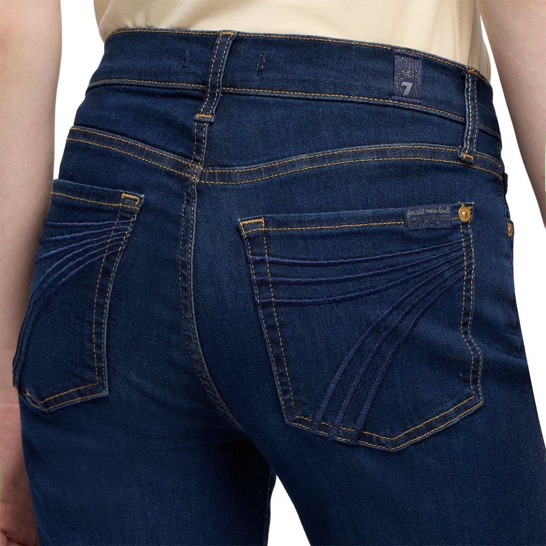 7 For All Mankind Women's Tailorless Dojo In Slim Illusion Wide-leg Jeans