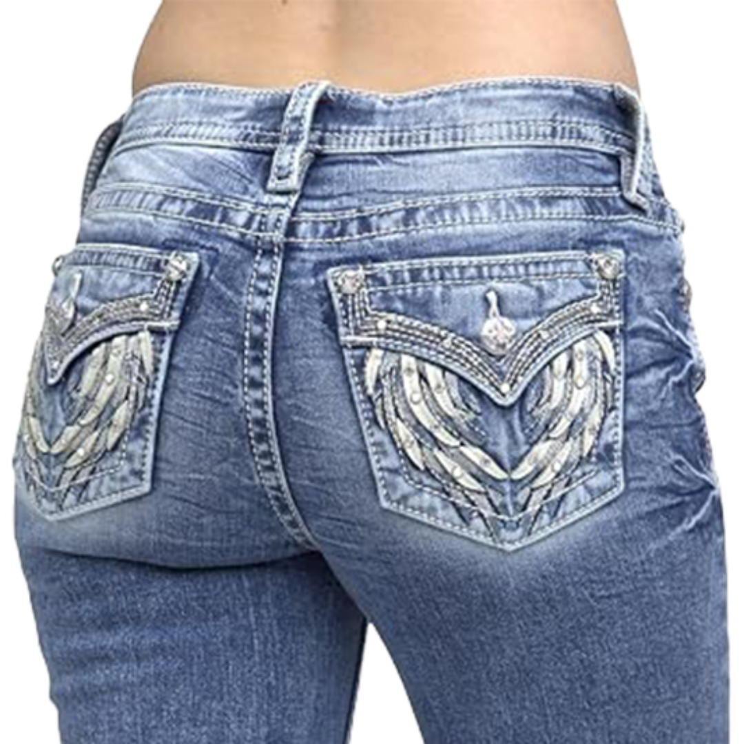 Jean Bootcut Femme Marleigh Wings Miss Me