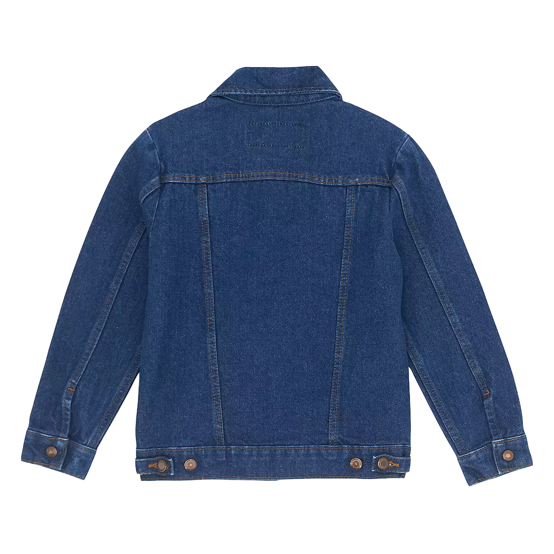 Wrangler Boys' Cowboy Cut Unlined Denim Jacket