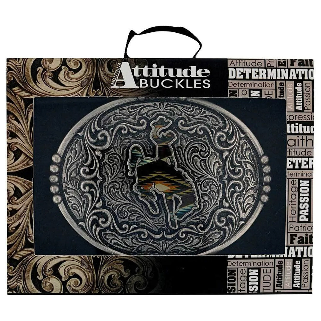 Boucle de ceinture Montana Silversmiths Sunrise Bronco Attitude