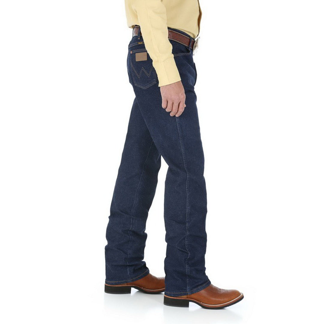 Wrangler Men's Cowboy Cut Navy Stretch Bootcut Jeans