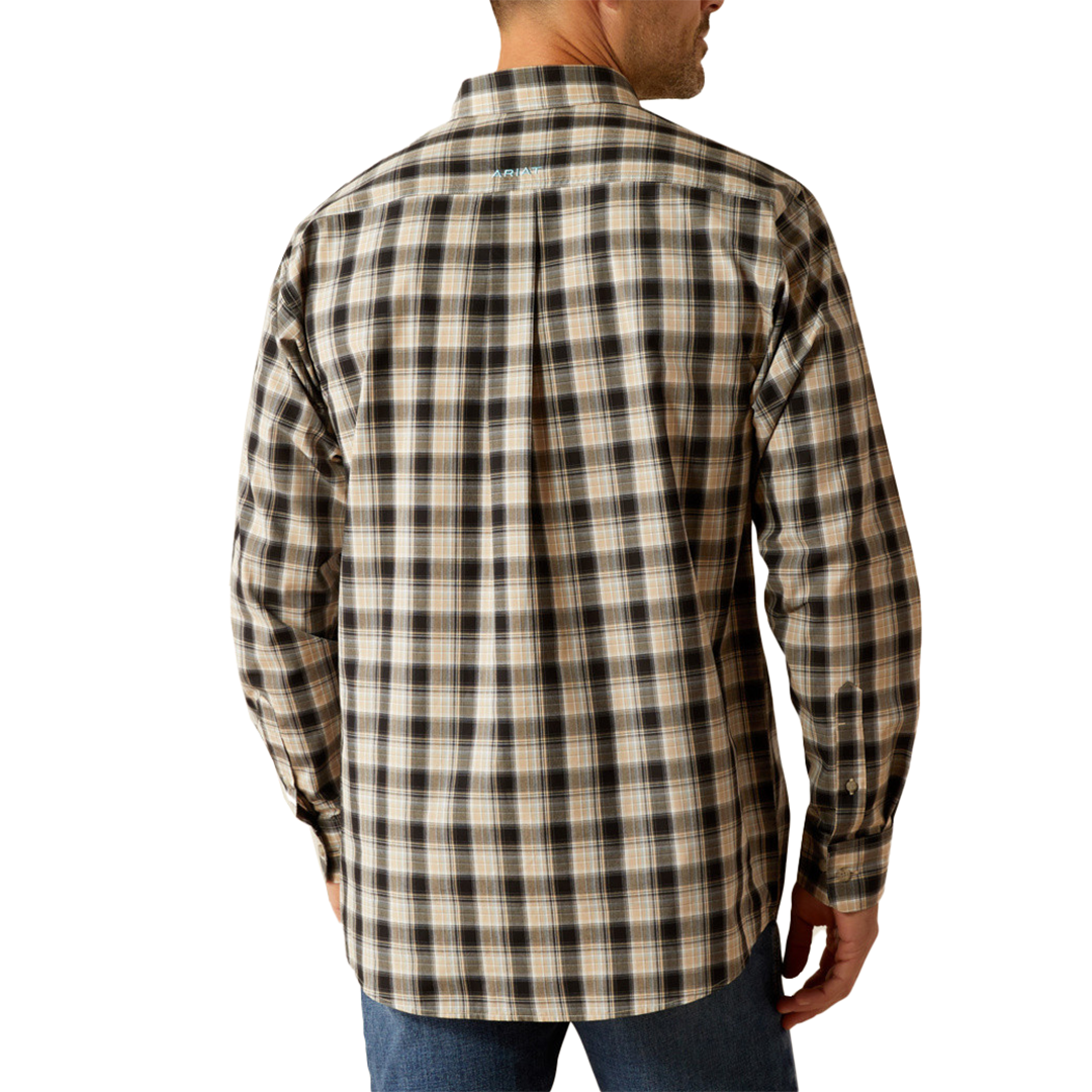 Chemise boutonnée à manches longues Ariat Pro Garrett pour homme