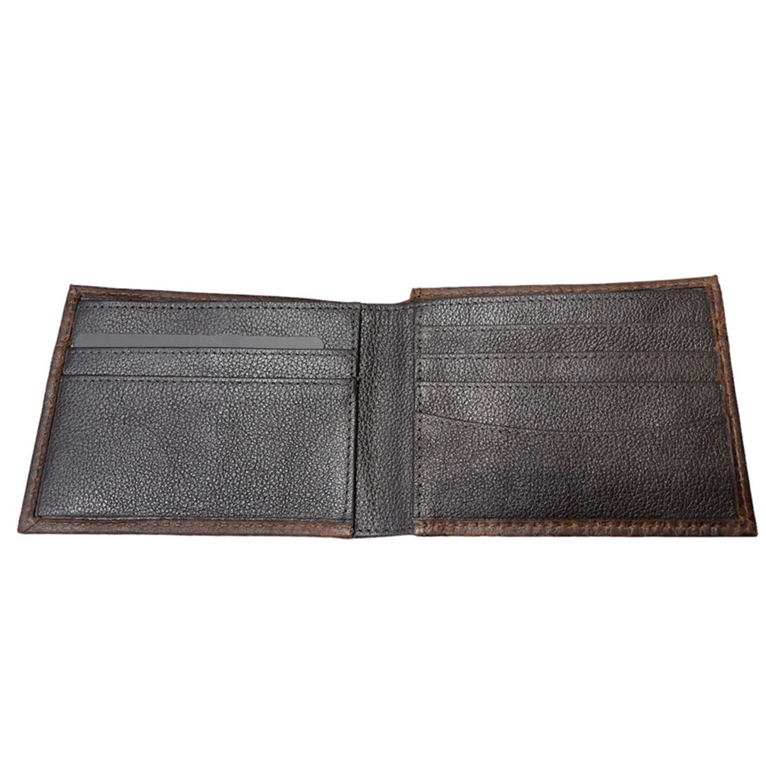 Portefeuille Ariat Bifold en cuir de taureau pour homme