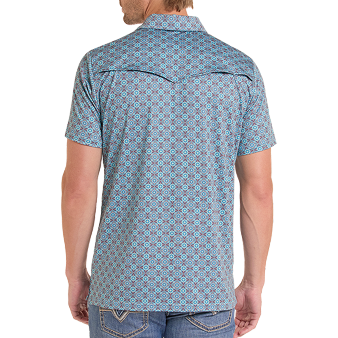 Polo imprimé Rock & Roll Denim pour homme