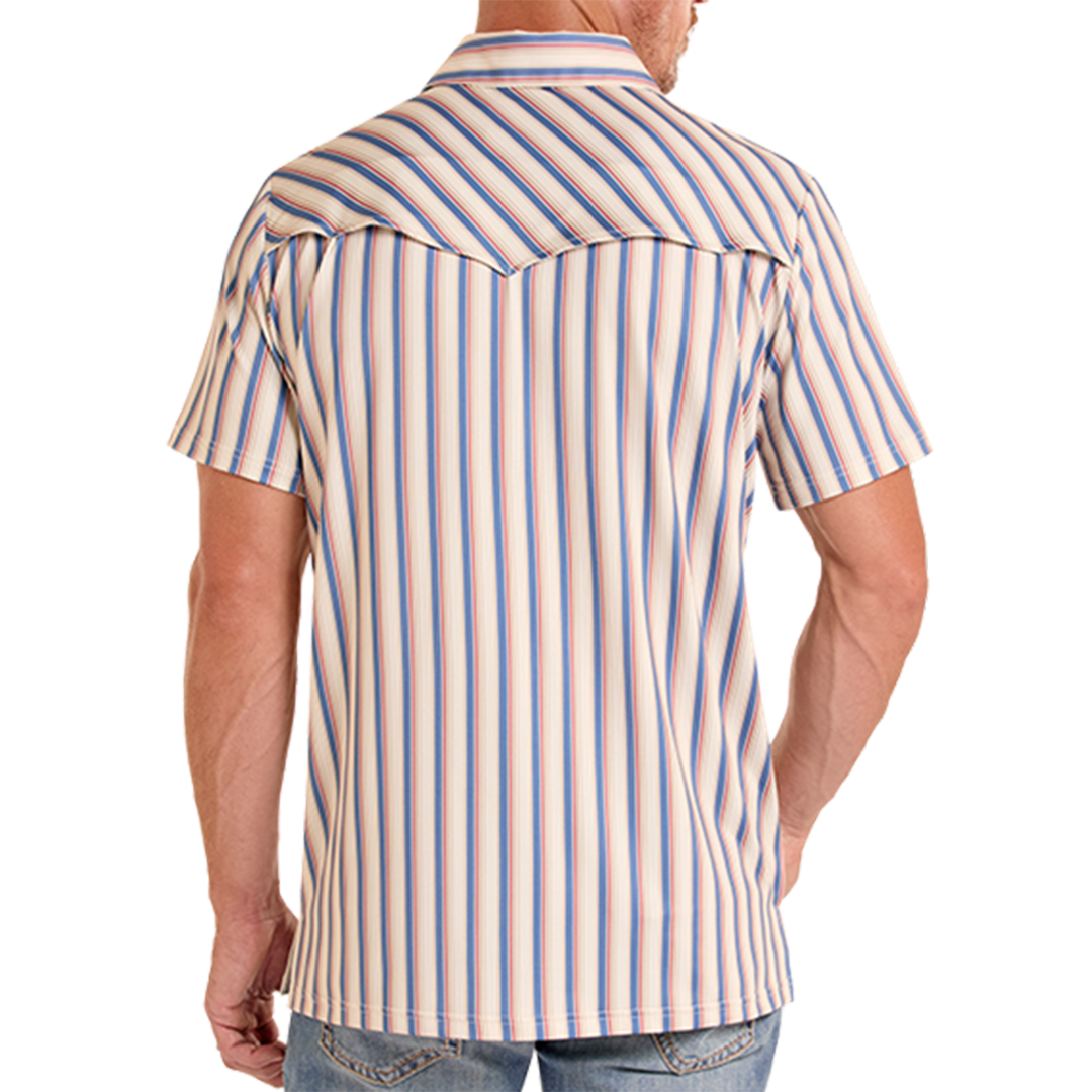 Polo imprimé Rock & Roll Denim pour homme