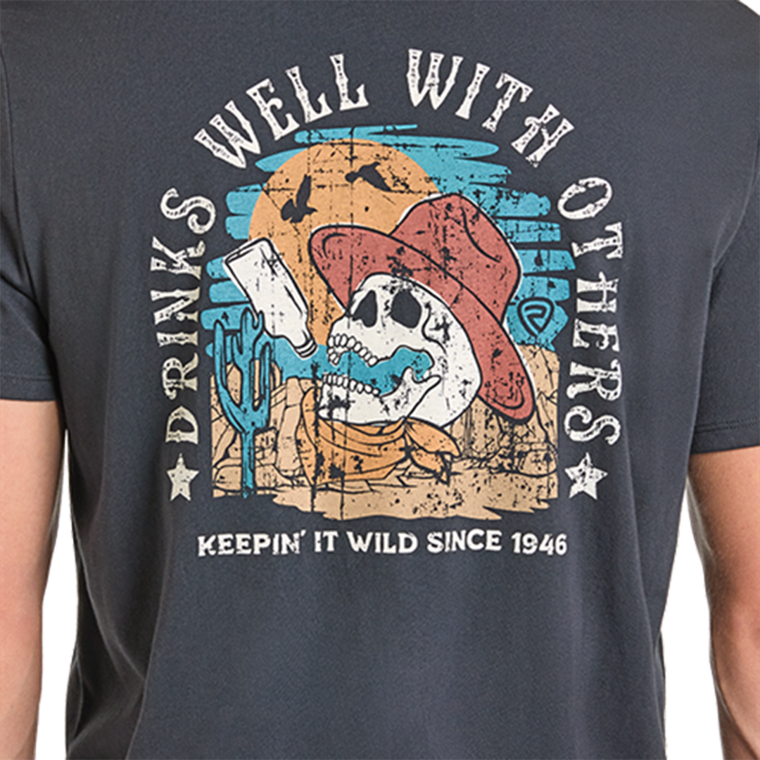 T-shirt unisexe Rock & Roll Denim Drinks Well