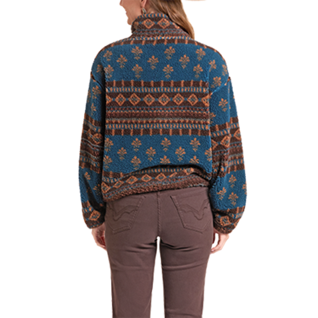 Rock & Roll Denim Women's Aztec Sherpa Pullover